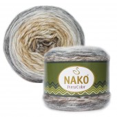 Пряжа Nako PERU COLOR (Цвет: 32186 серо-бежево-песочный)