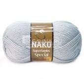 Пряжа Nako SUPERLAMBS SPECIAL (Цвет: 1946 светло-серый)