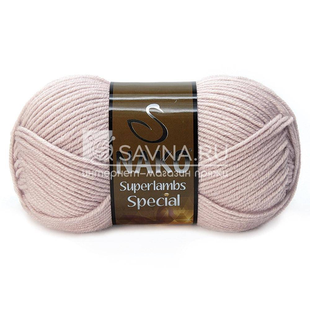 Пряжа Nako SUPERLAMBS SPECIAL (Цвет: 3079 серо-розовый)