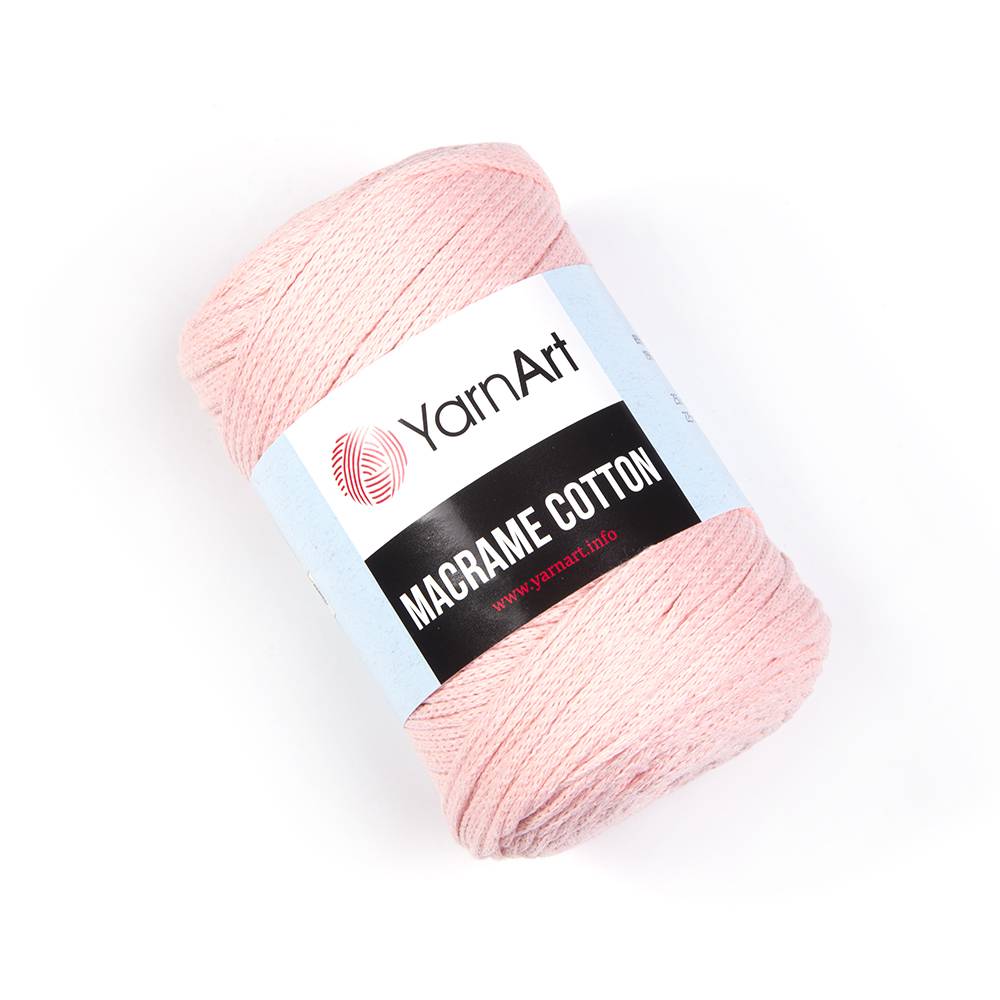 Пряжа Yarn Art MACRAME COTTON (Цвет: 767 нежно-розовый)