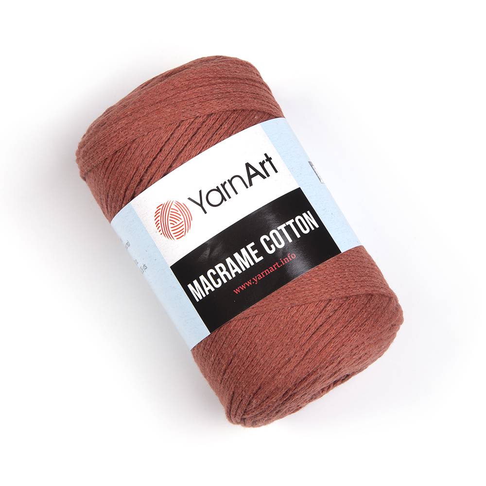 Пряжа Yarn Art MACRAME COTTON (Цвет: 785 коралл)