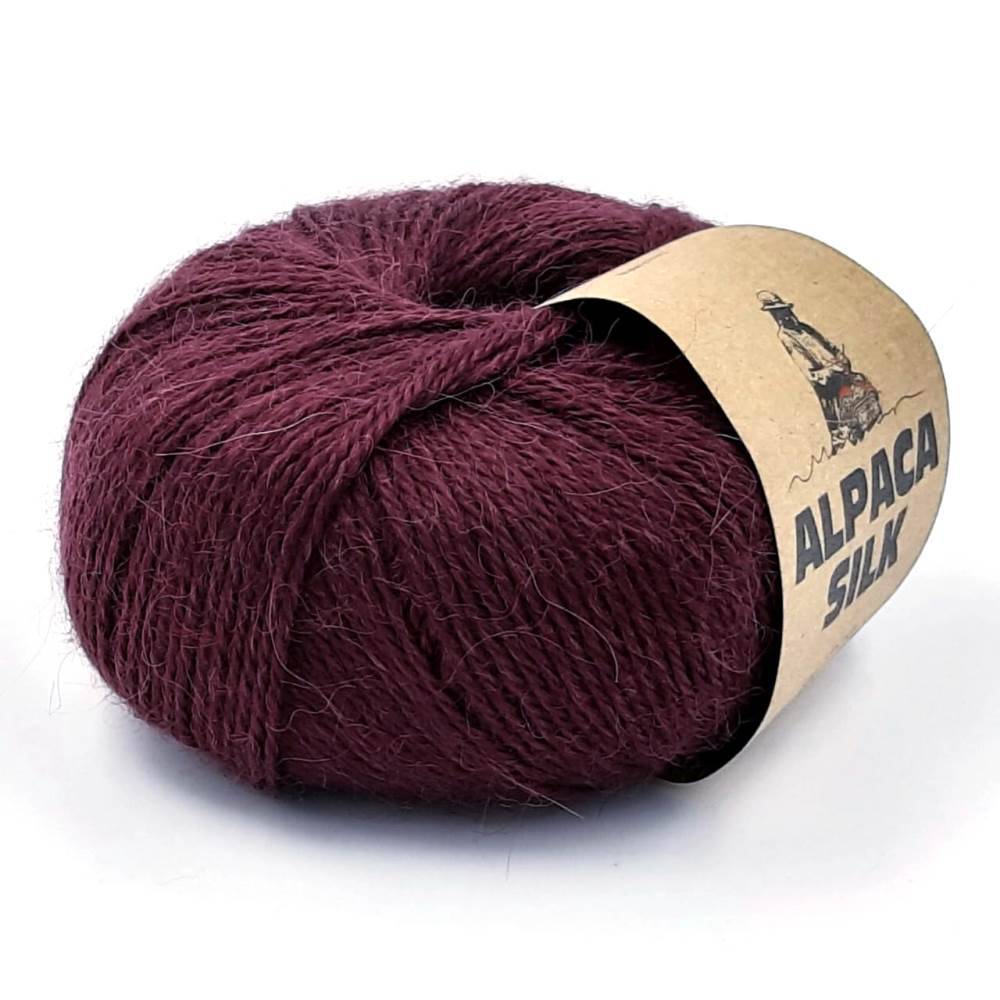 Пряжа Кутнор ALPACA SILK (Цвет: 2130 т.бордо)