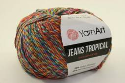 Пряжа Yarn Art JEANS TROPICAL (Цвет: 612 радужный)