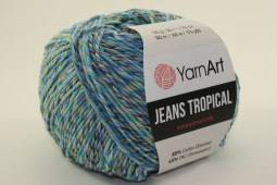Пряжа Yarn Art JEANS TROPICAL (Цвет: 614 ярко-голубой)