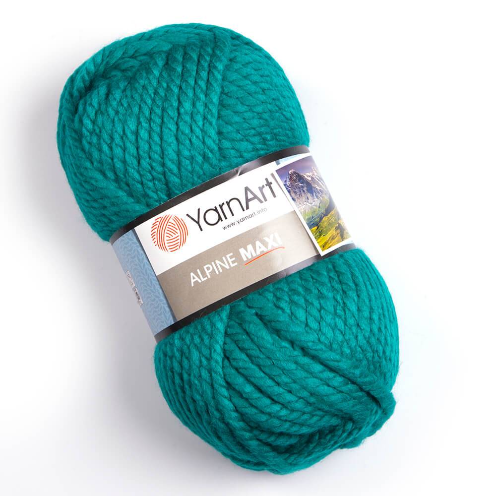 Пряжа Yarn Art ALPINE MAXI (Цвет: 675 зеленая бирюза)