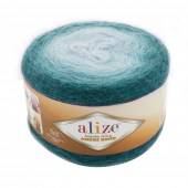 Пряжа Alize ANGORA GOLD OMBRE BATIK (Цвет: 7230 морская волна)