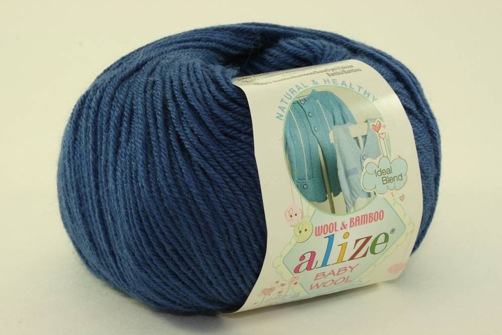 Пряжа Alize BABY WOOL (Цвет: 279 джинс)