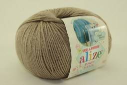 Пряжа Alize BABY WOOL (Цвет: 167 беж)