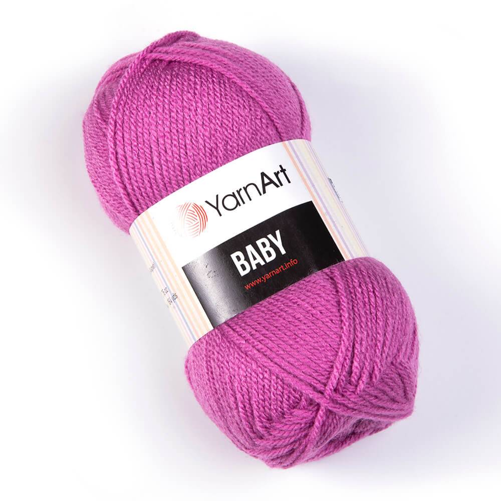 Пряжа Yarn Art BABY (Цвет: 560 цикламен)