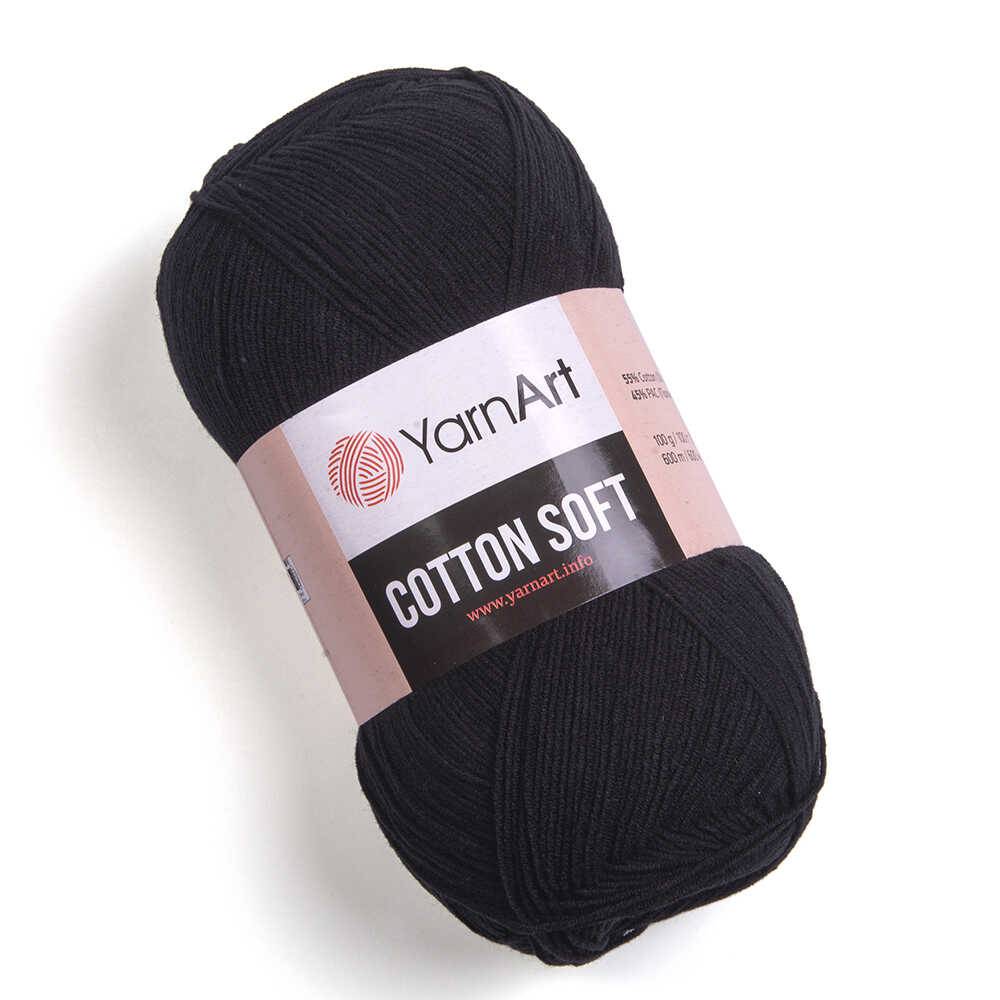 Пряжа Yarn Art COTTON SOFT (Цвет: 53 черный)