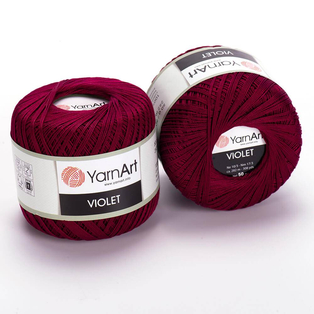 Пряжа Yarn Art VIOLET (Цвет: 0112 бордовый)