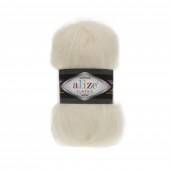 Пряжа Alize MOHAIR CLASSIC (Цвет: 01 кремовый)