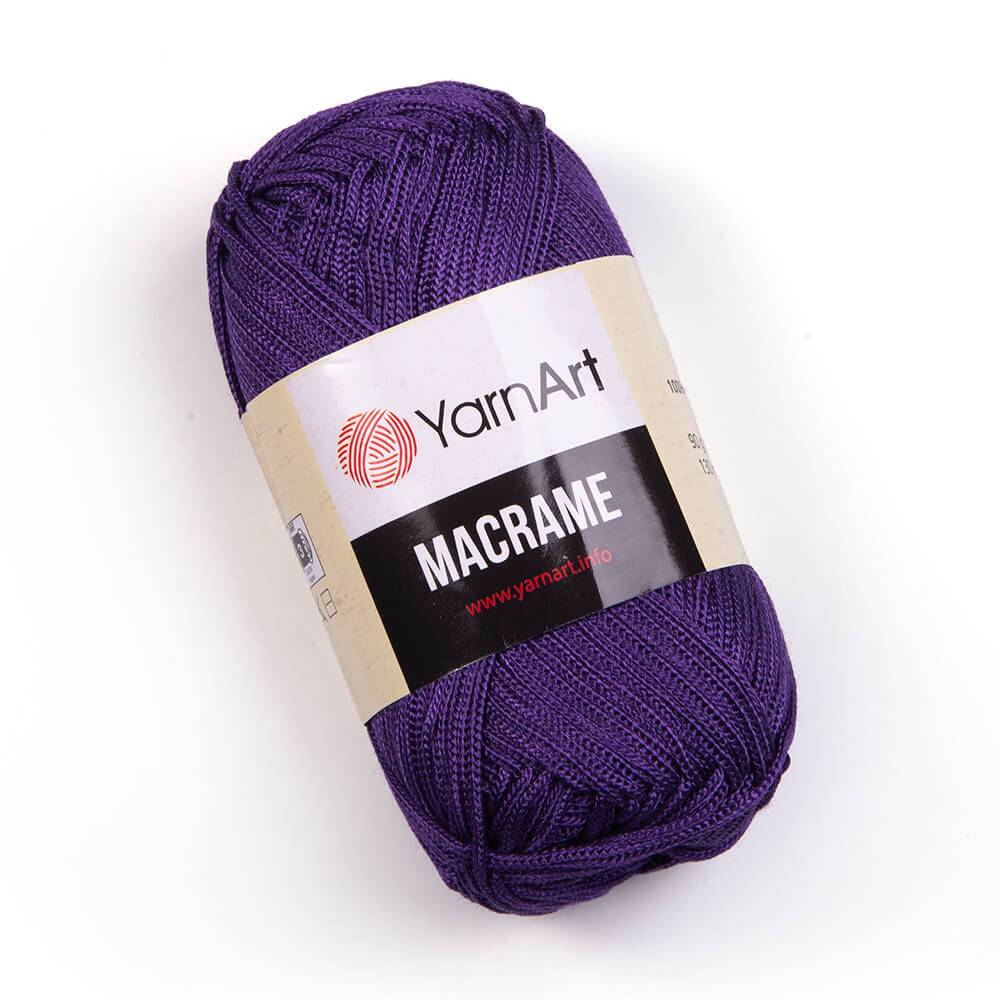 Пряжа Yarn Art MACRAME (Цвет: 167 ежевика)