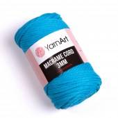 Пряжа Yarn Art MACRAME CORD 3MM (Цвет: 763 голубая бирюза)