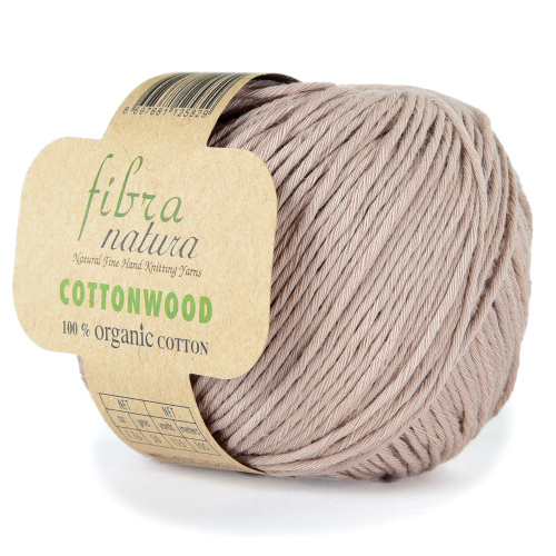 Пряжа Fibra Natura COTTONWOOD (Цвет: 41102 кофейная пастила)