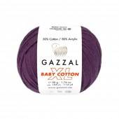 Пряжа Gazzal BABY COTTON XL (Цвет: 3441 слива)