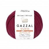 Пряжа Gazzal BABY COTTON XL (Цвет: 3442 вишня)