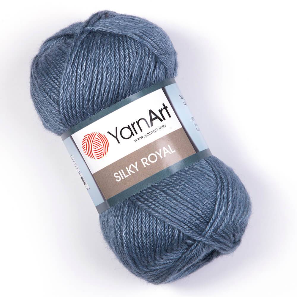 Пряжа Yarn Art SILKY ROYAL (Цвет: 431 серый джинс)