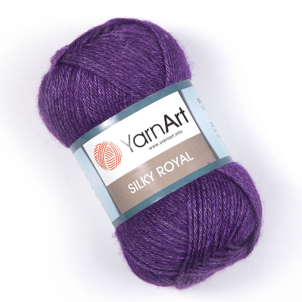 Пряжа Yarn Art SILKY ROYAL (Цвет: 434 фиолетовый)