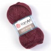 Пряжа Yarn Art SILKY ROYAL (Цвет: 444 вишня)