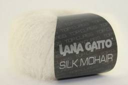 Пряжа Lana Gatto SILK MOHAIR  (Цвет: 6028 молочный)