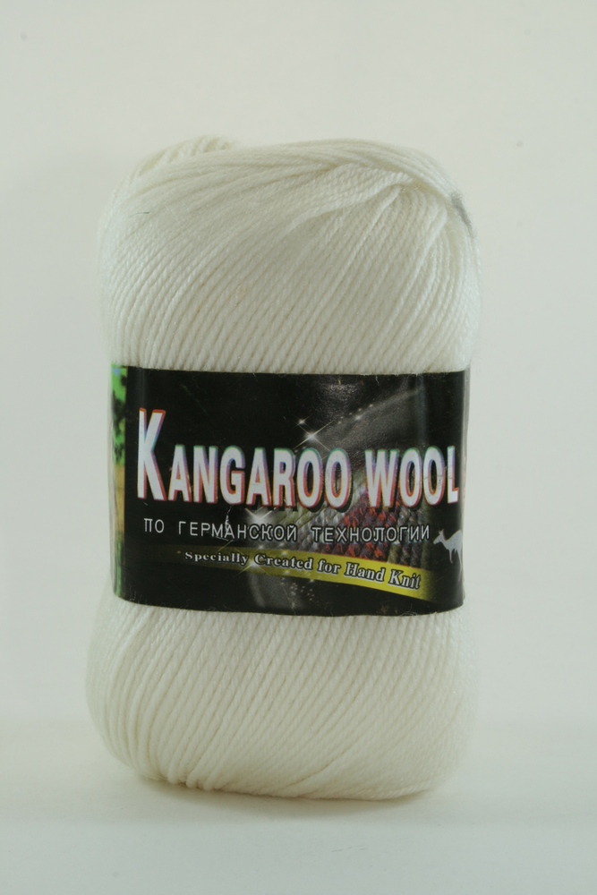 Пряжа Color City KANGAROO WOOL (Цвет: 2001 белый)