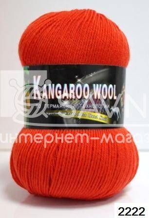 Пряжа Color City KANGAROO WOOL (Цвет: 2222 краснооранжевый)