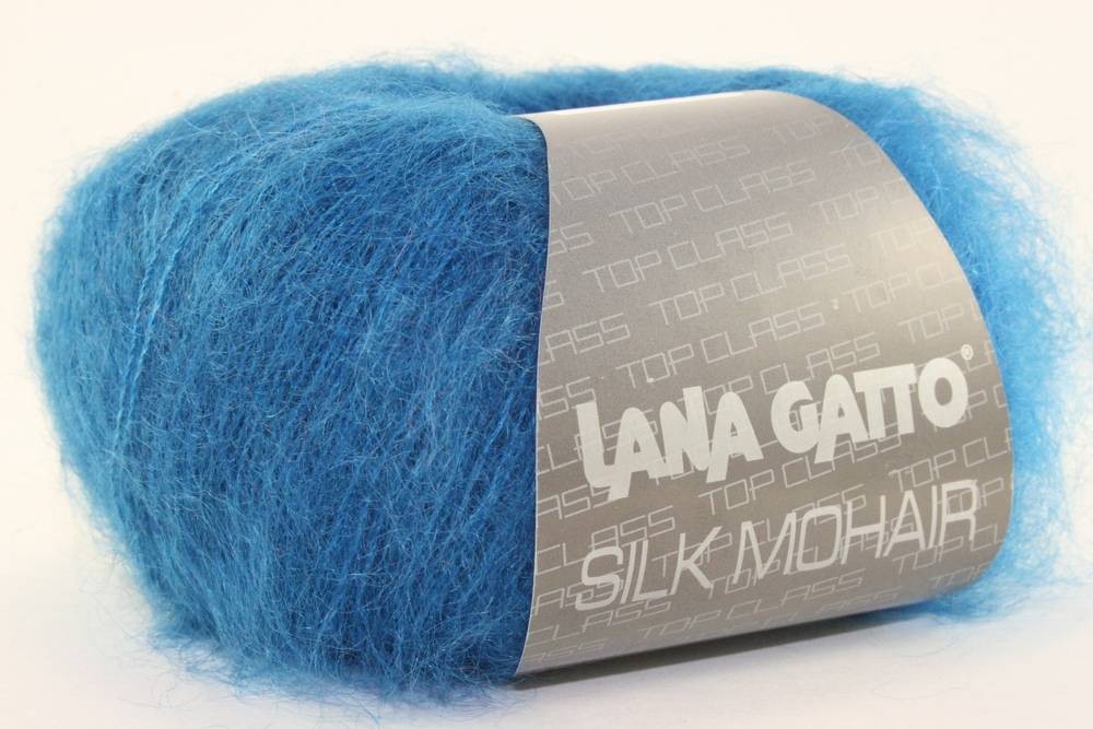 Пряжа Lana Gatto SILK MOHAIR  (Цвет: 7263 темная бирюза)