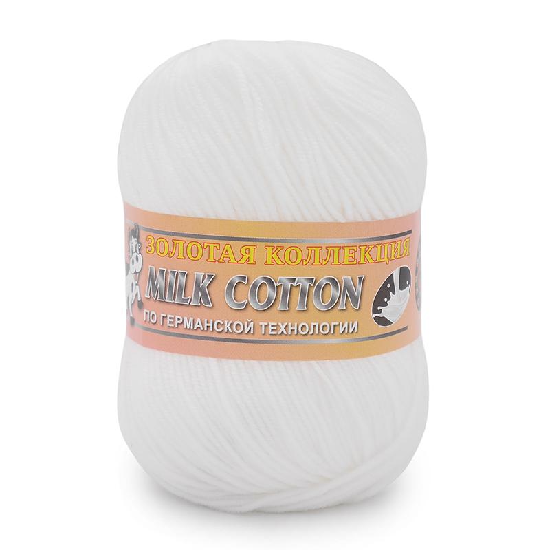 Пряжа Color City MILK COTTON (Цвет: 1 белый)