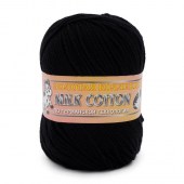 Пряжа Color City MILK COTTON (Цвет: 20 черный)
