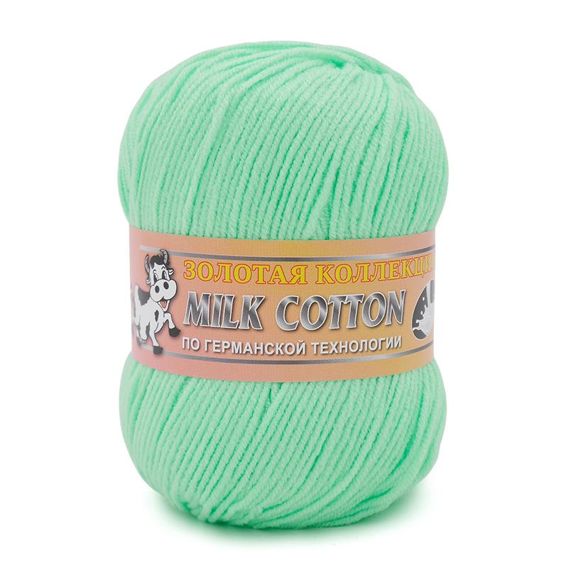 Пряжа Color City MILK COTTON (Цвет: 5 мятный)