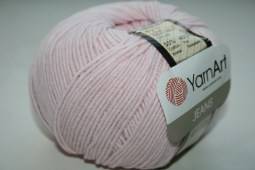 Пряжа Yarn Art JEANS  (Цвет: 18 бледно-розовый)