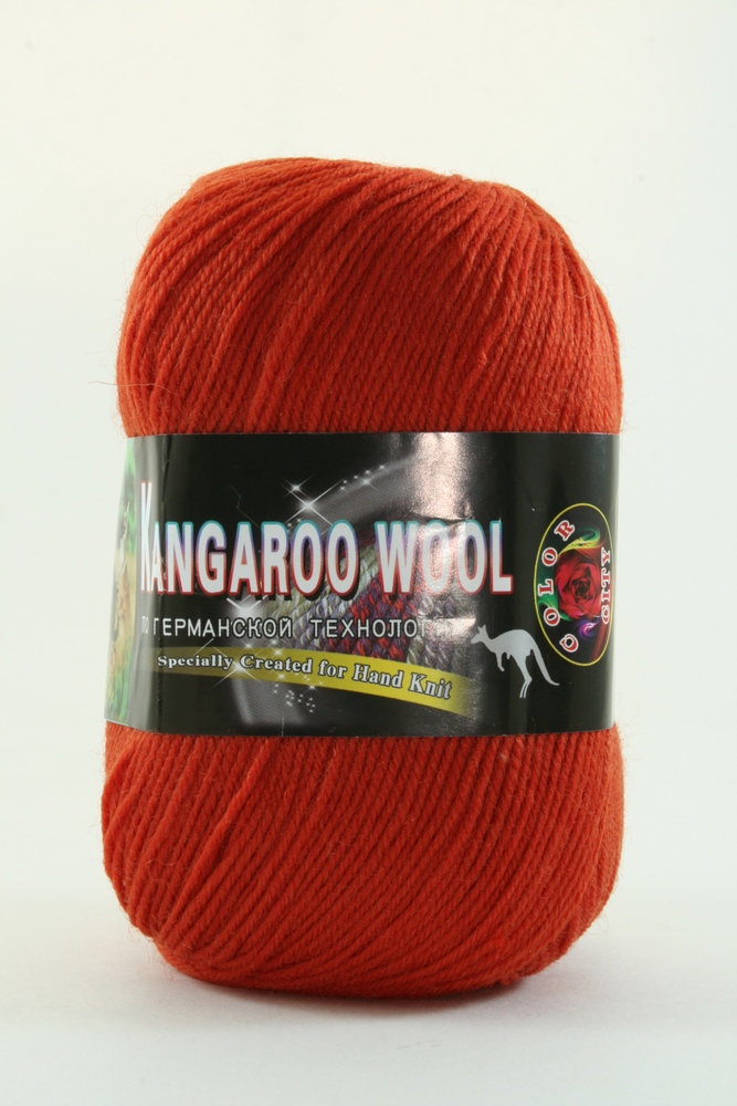 Пряжа Color City KANGAROO WOOL (Цвет: 2523 терракот)