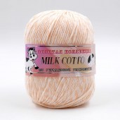 Пряжа Color City MILK COTTON (Цвет: 26 персик меланж)