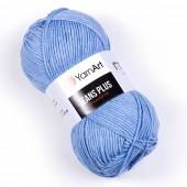 Пряжа Yarn Art JEANS PLUS (Цвет: 15 голубой)