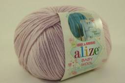 Пряжа Alize BABY WOOL (Цвет: 275 сиреневая пудра)