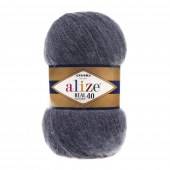 Пряжа Alize ANGORA REAL 40 (Цвет: 411 джинсовый меланж)