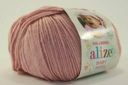 Пряжа Alize BABY WOOL (Цвет: 161 пудра)