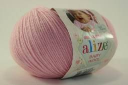 Пряжа Alize BABY WOOL (Цвет: 185 розовый)