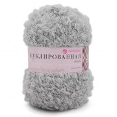 Пряжа Пехорка БУКЛИРОВАННАЯ (Цвет: 08 св. серый)