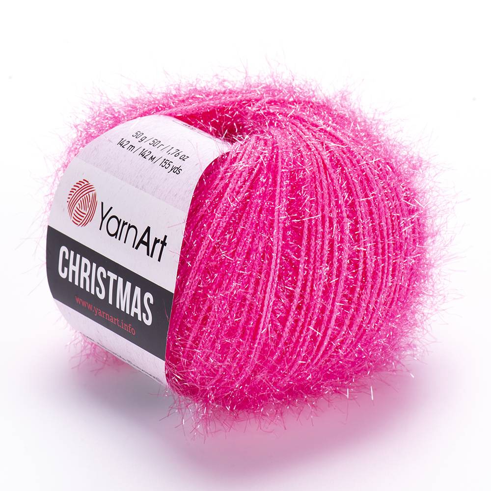 Пряжа Yarn Art CHRISTMAS (Цвет: 09 розовый)