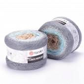 Пряжа Yarn Art FLOWERS MOONLIGHT (Цвет: 3268 серый-аква-песок)