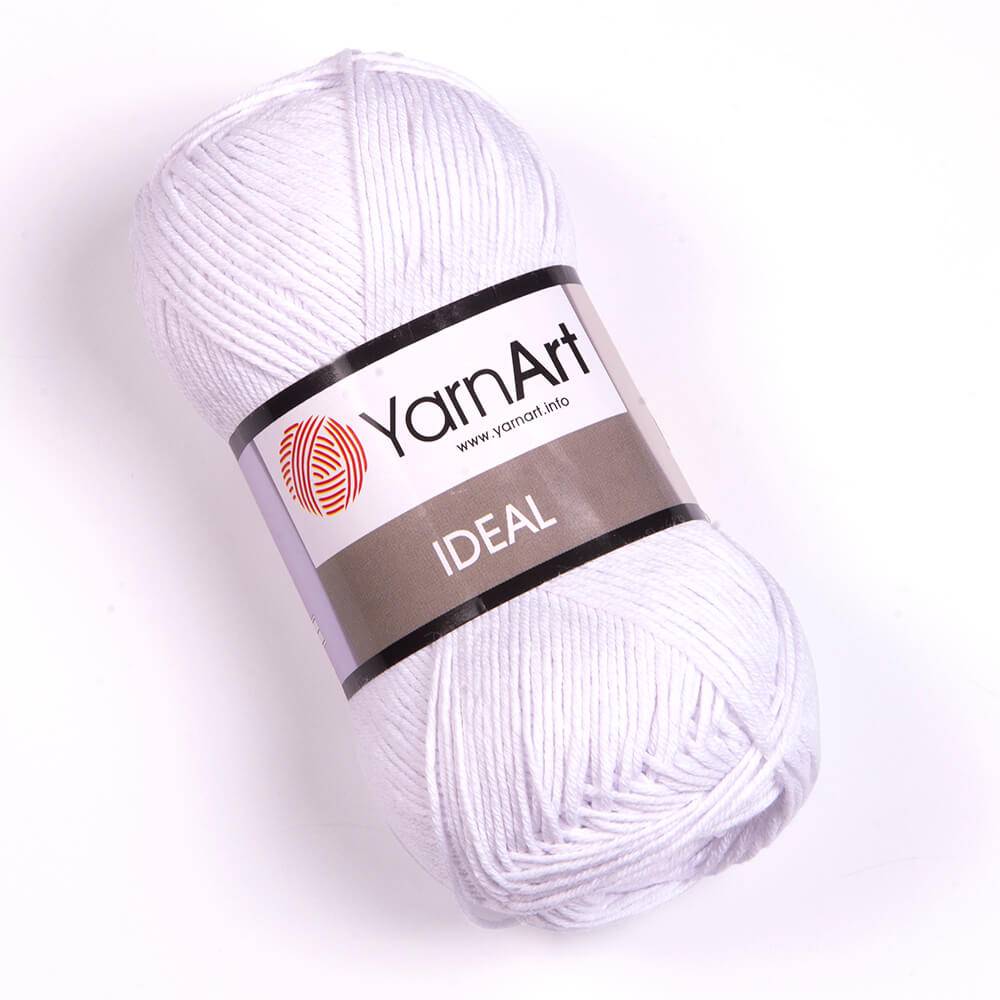 Пряжа Yarn Art IDEAL (Цвет: 220 белый)