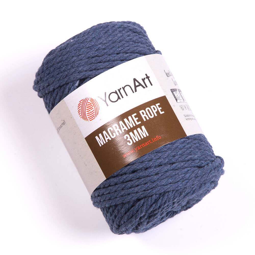 Пряжа Yarn Art MACRAME ROPE 3MM (Цвет: 761 джинс)