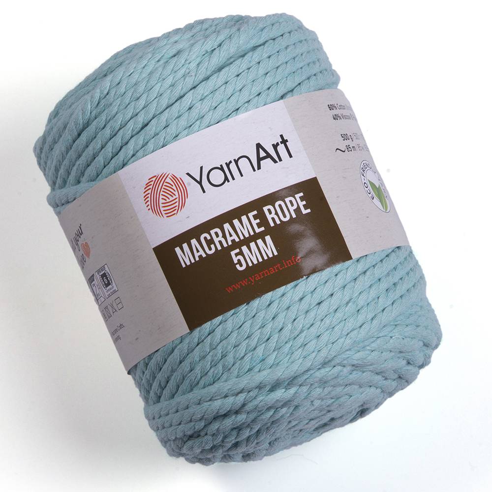 Пряжа Yarn Art MACRAME ROPE 5MM (Цвет: 775 аква)