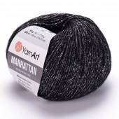 Пряжа Yarn Art MANHATTAN (Цвет: 915 черное серебро)