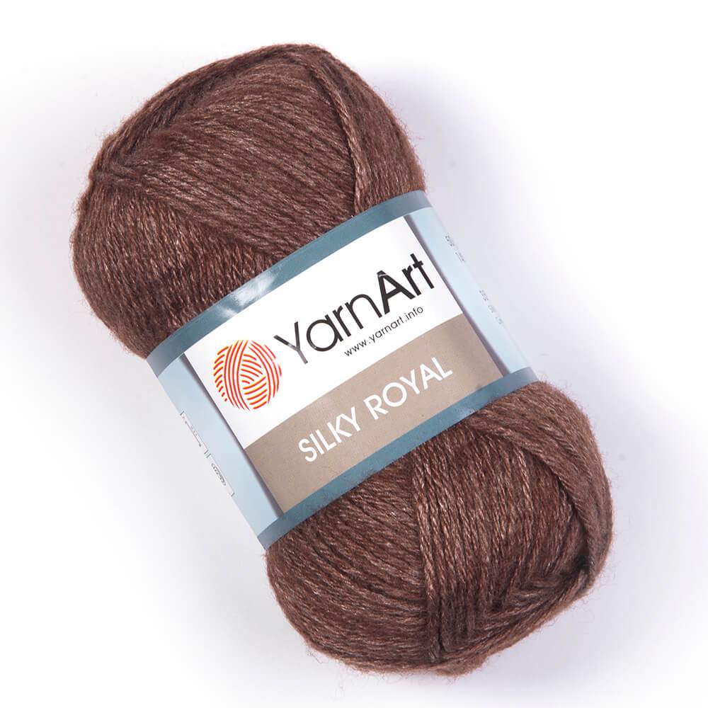 Пряжа Yarn Art SILKY ROYAL (Цвет: 436 шоколад)