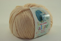 Пряжа Alize BABY WOOL (Цвет: 491 светлый беж)